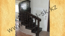 Лестница деревянная<br />пример работ №14